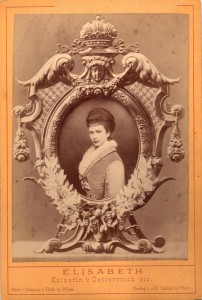 Кабинетное фото Императрицы Элизабет (Сиси) супруги Кайзера Франца-Иосифа I.