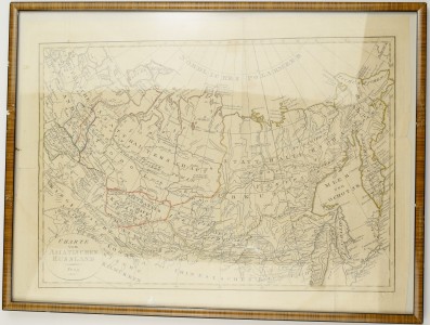 Карта Азиатской России, Прага 1808 год.