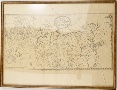 Карта Российской Империи, Дублин 1814 год.