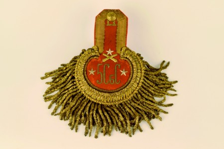 Эполет подполковника 5-го Сибирского стрелкового полка.