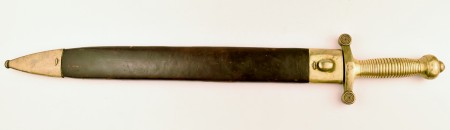Саперный солдатский тесак образца 1834 года с пилой на обухе клинка.