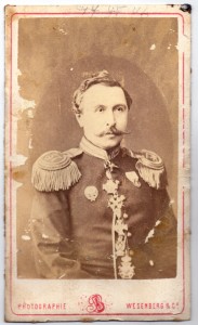 Визитное фото полковника, командира 145-го пехотного полка Семена Ивановича Бутенко.