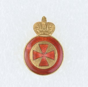 Знак ордена Святой Анны 4-й степени "За Храбрость".