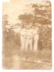 Фото моряков на "исторической горе".