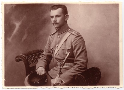 Фото подпоручика 19-ой Конно-Арт. Бригады Сергея Николаевича Глушкова, 1908 год, г.Дубно.